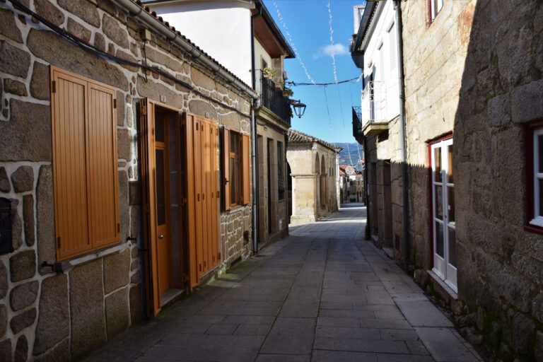 Melgaço – Historisches Zentrum. Festung und Grundstück  von Alvarinho