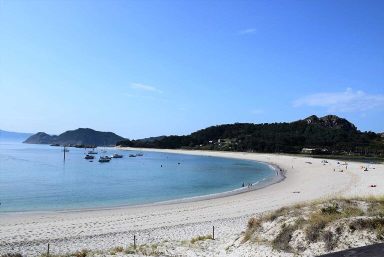 Cíes-Inseln. Strand von Rodas