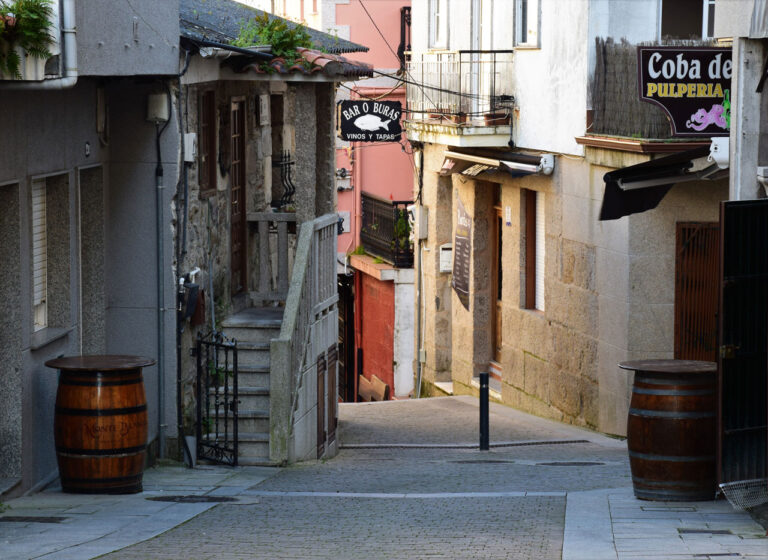 Portonovo. Old Town. Seafaring district