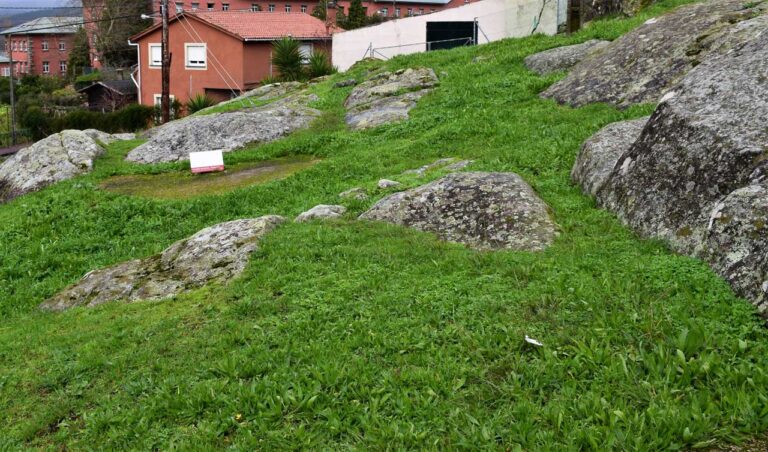 Vilagarcía de Arousa. Petroglifen von Os Ballotes