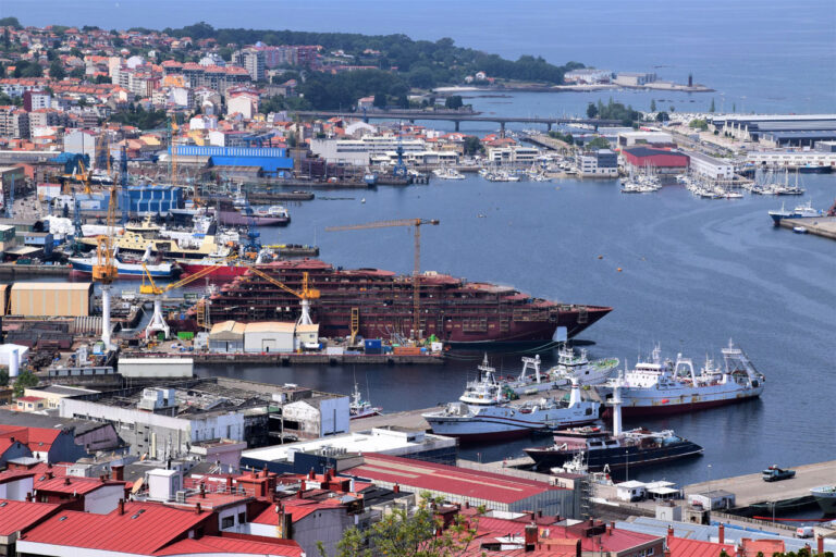 Vigo. Fischereihafen von Europa